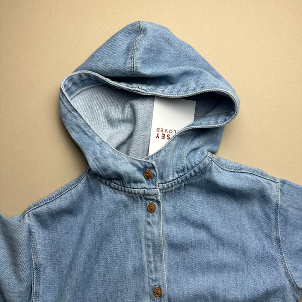Zara Denim Hooded Jacket 12-18M