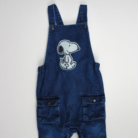 M&S Snoopy Dungarees 12-18M