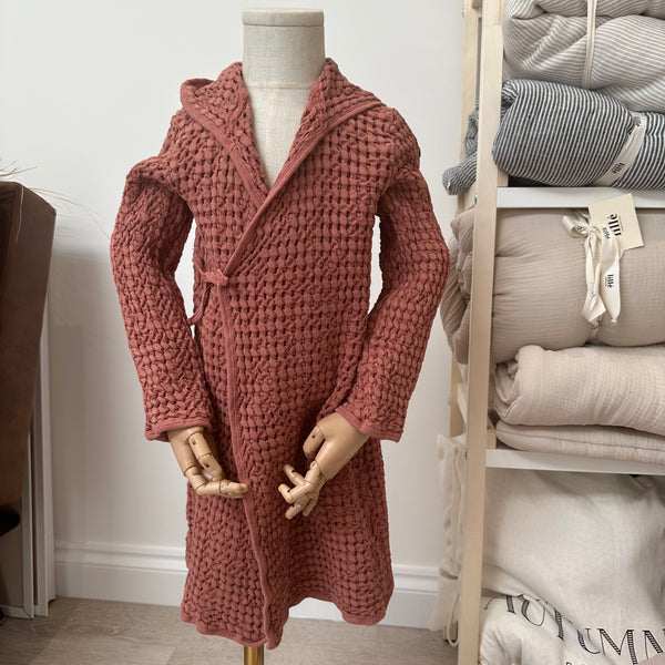 Moumout Waffle Dressing Gown 4Y