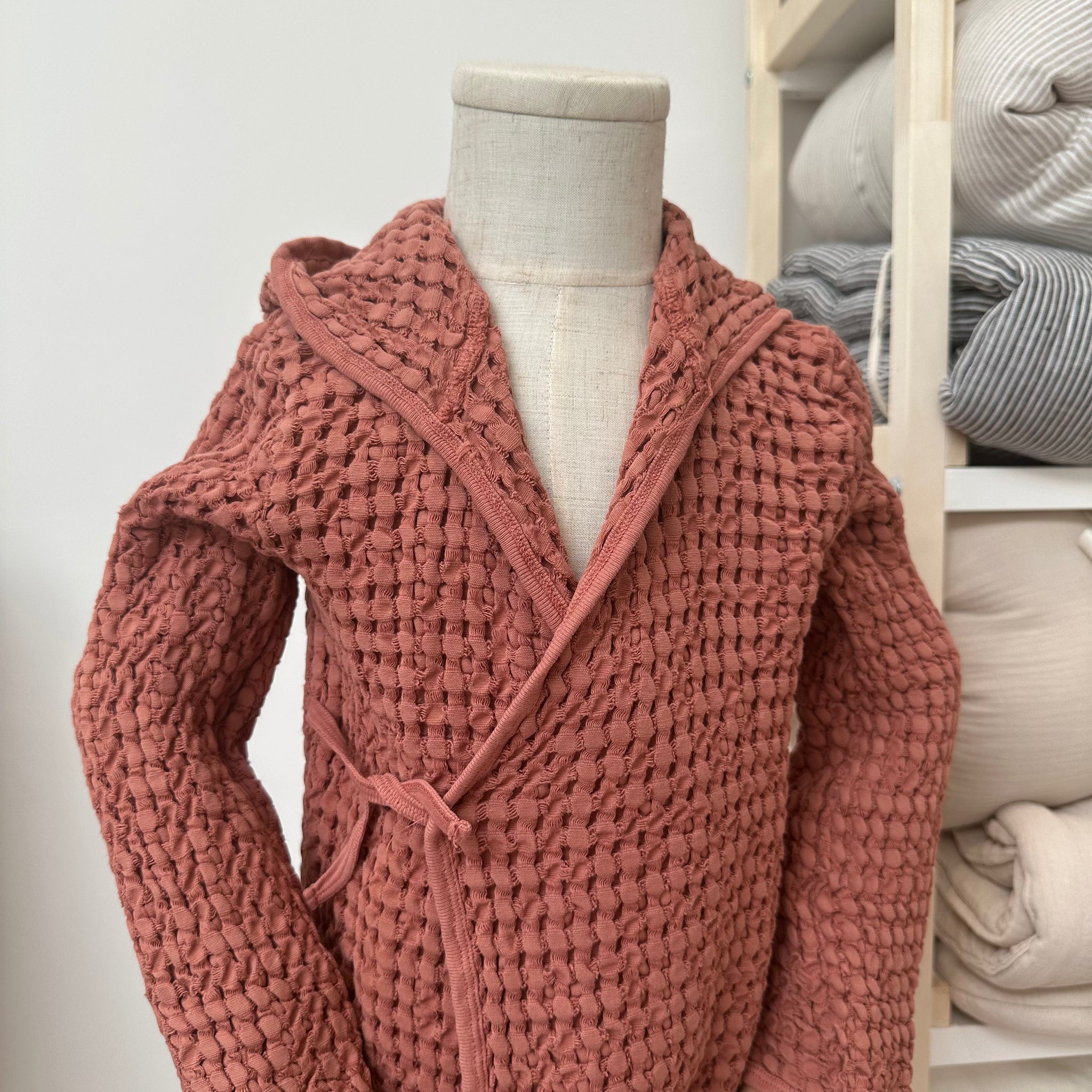 Moumout Waffle Dressing Gown 4Y