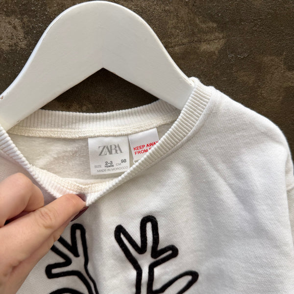 Zara Christmas Jumper 2-3Y