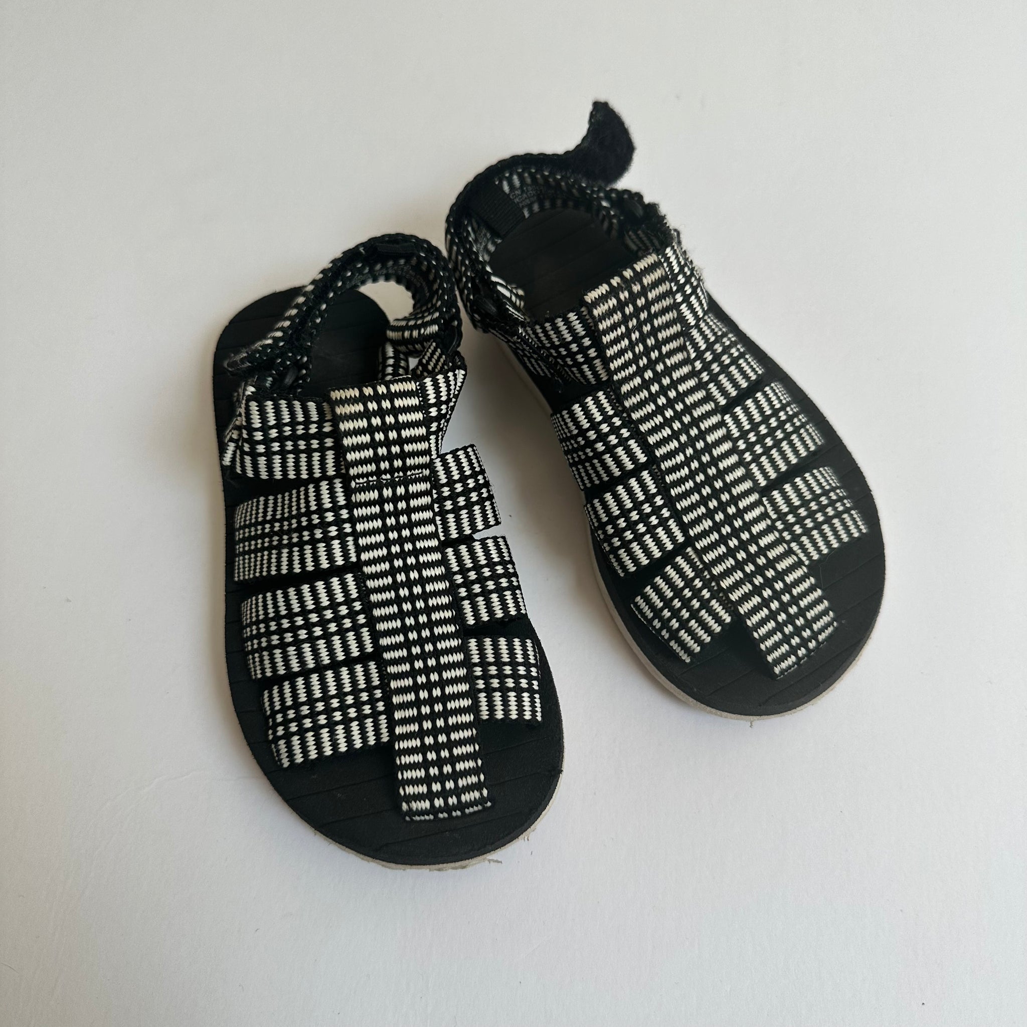 Black & White Sandals UK8
