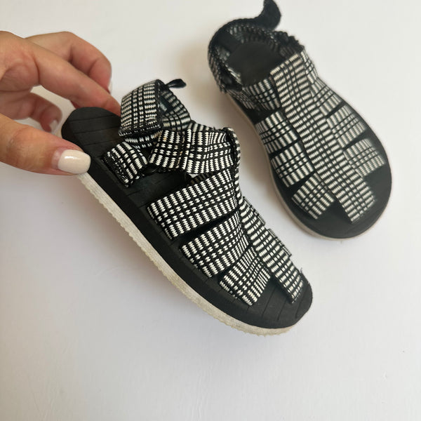 Black & White Sandals UK8