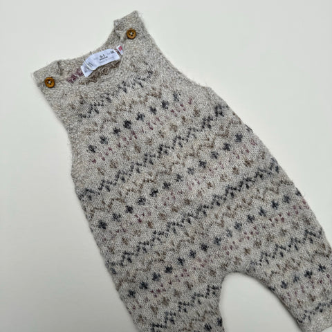 Zara Knitted Romper 0-1M
