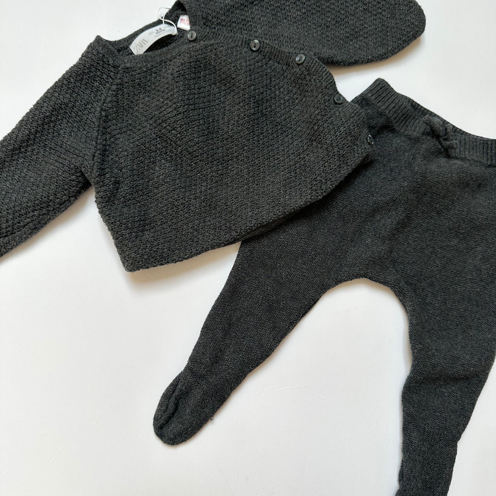 Zara Knitted Set 3-6M