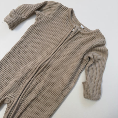 Mori Waffle Sleepsuit 0-3M
