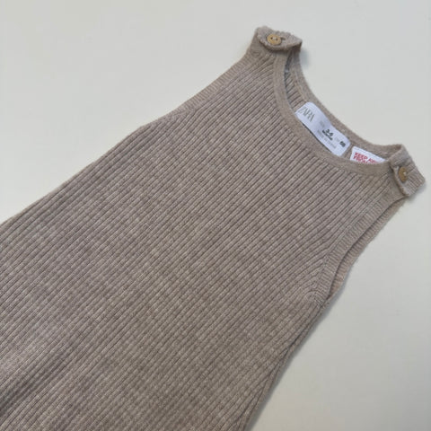 Zara Footless Dungarees 3-6M