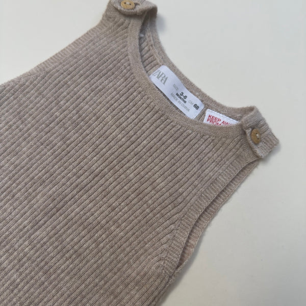 Zara Footless Dungarees 3-6M