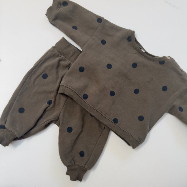 Organic Zoo Sweat Set 3-6M