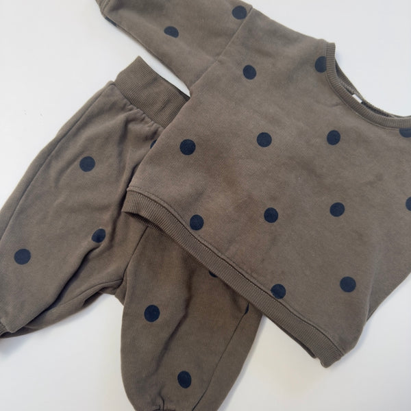 Organic Zoo Sweat Set 3-6M