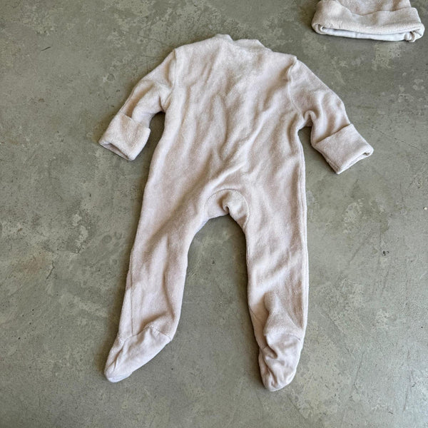 Cece & Ted Towelling Sleepsuit Newborn
