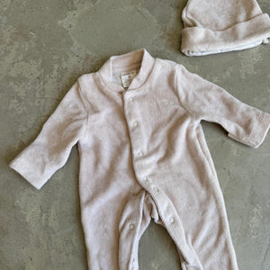 Cece & Ted Towelling Sleepsuit Newborn