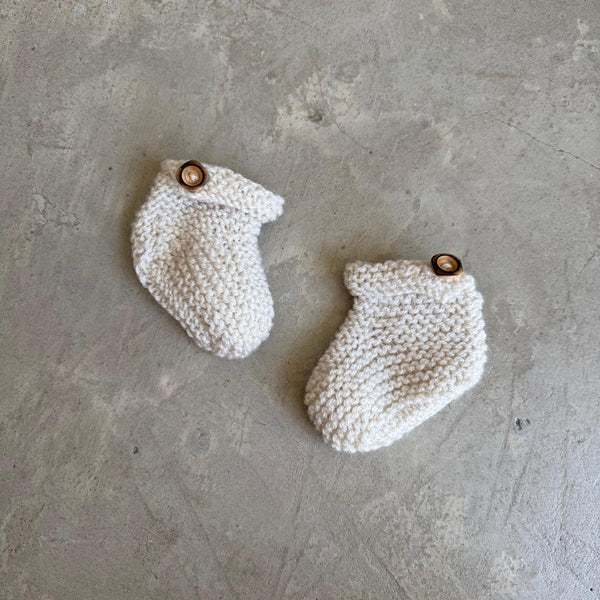 Hand Knitted Booties Newborn