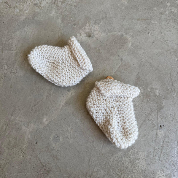 Hand Knitted Booties Newborn