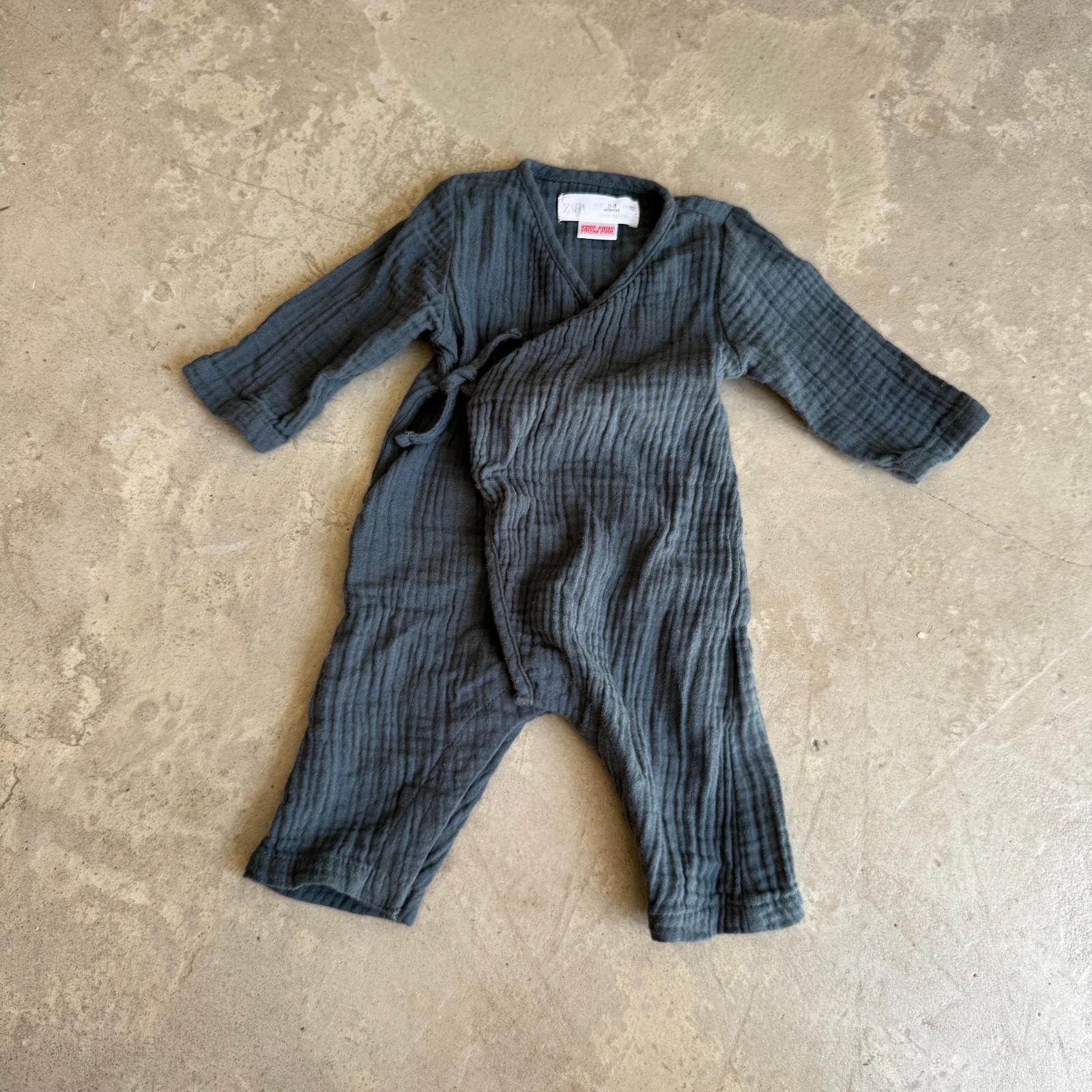 Zara Muslin Romper 1-3M