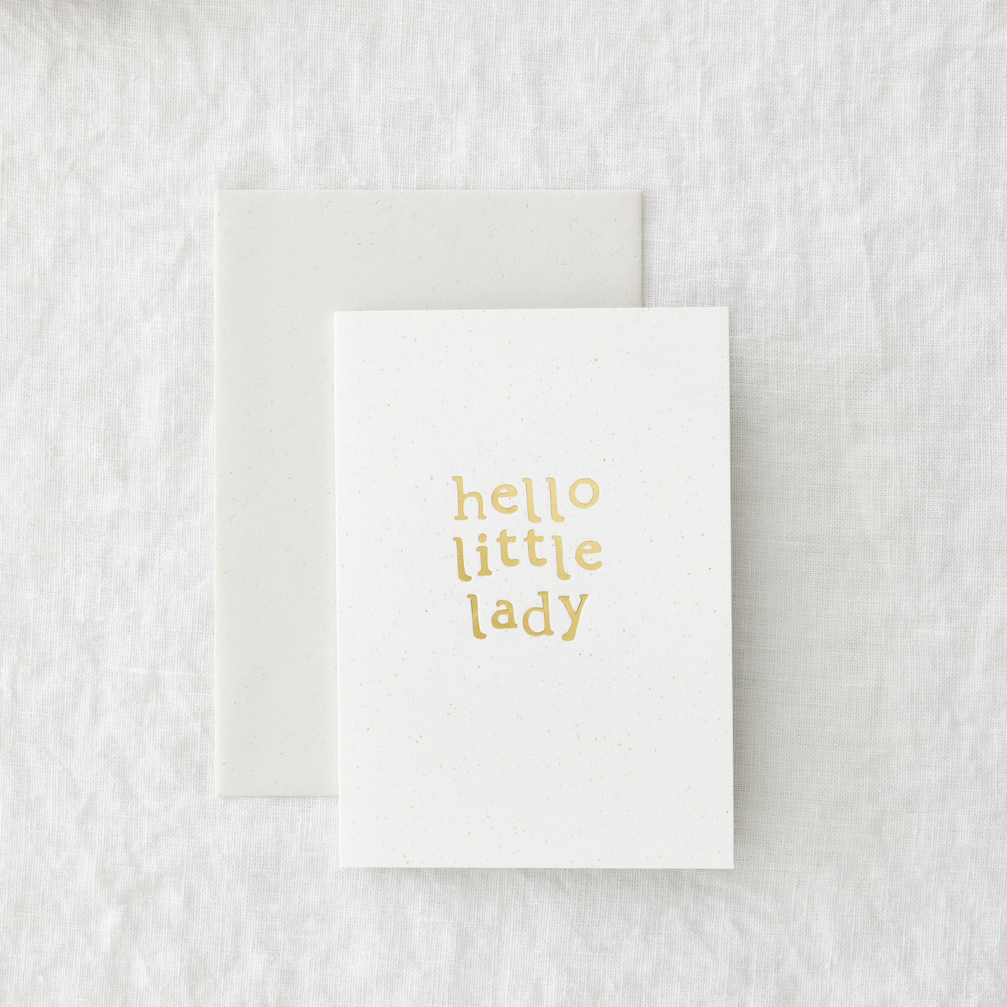 Hello Little Lady Card