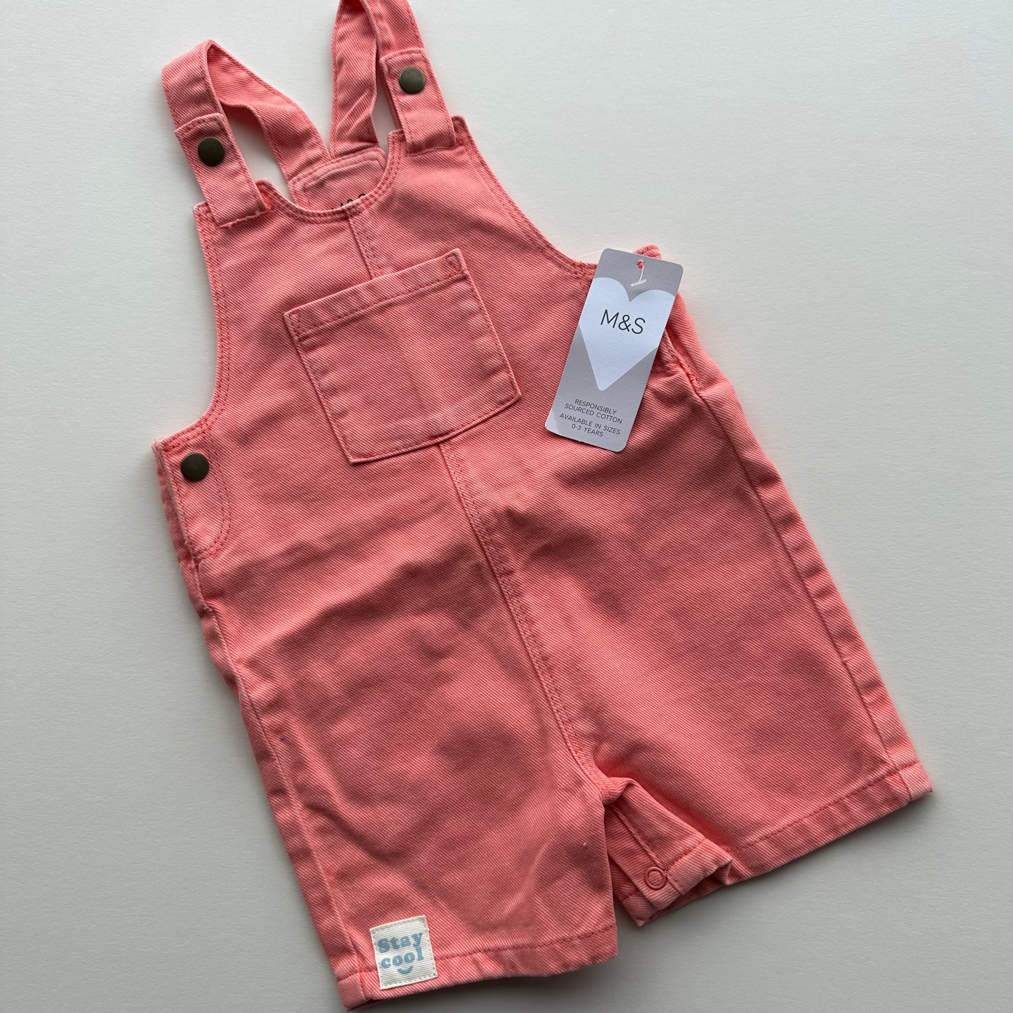 M&S Dungarees 6-9M